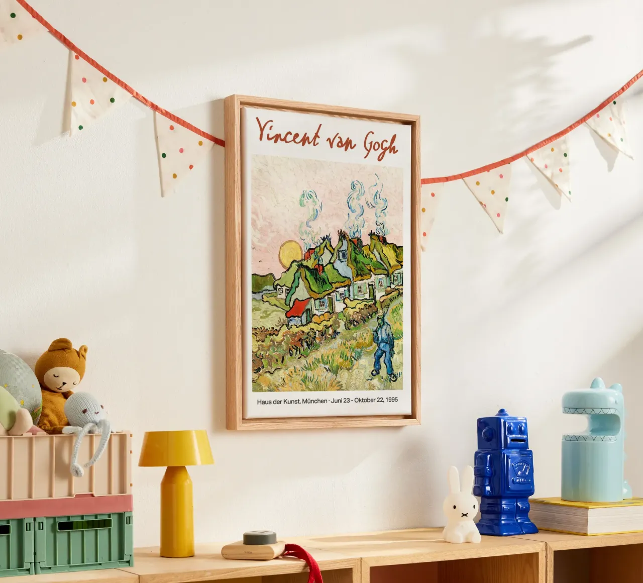Vincent van Gogh Exhibition Poster - Farmhouse en Provence canvas by ashcraft shop