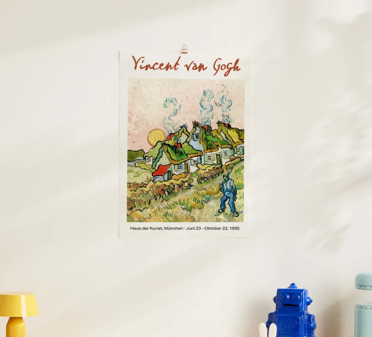 Poster della mostra di Vincent van Gogh - Agriturismo in Provenza poster con telaio in alluminio da ashcraft shop