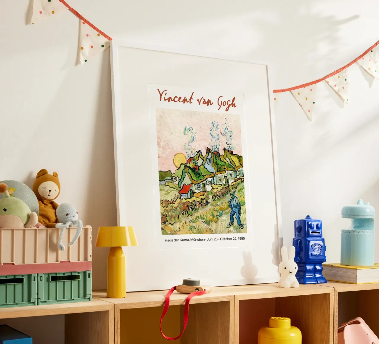 Poster della mostra di Vincent van Gogh - Agriturismo in Provenza poster con telaio in alluminio da ashcraft shop