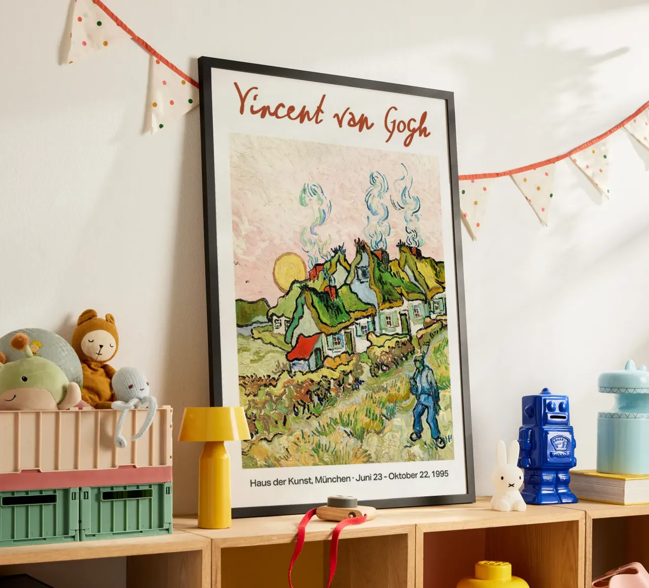 Poster della mostra di Vincent van Gogh - Agriturismo in Provenza poster con telaio in alluminio da ashcraft shop