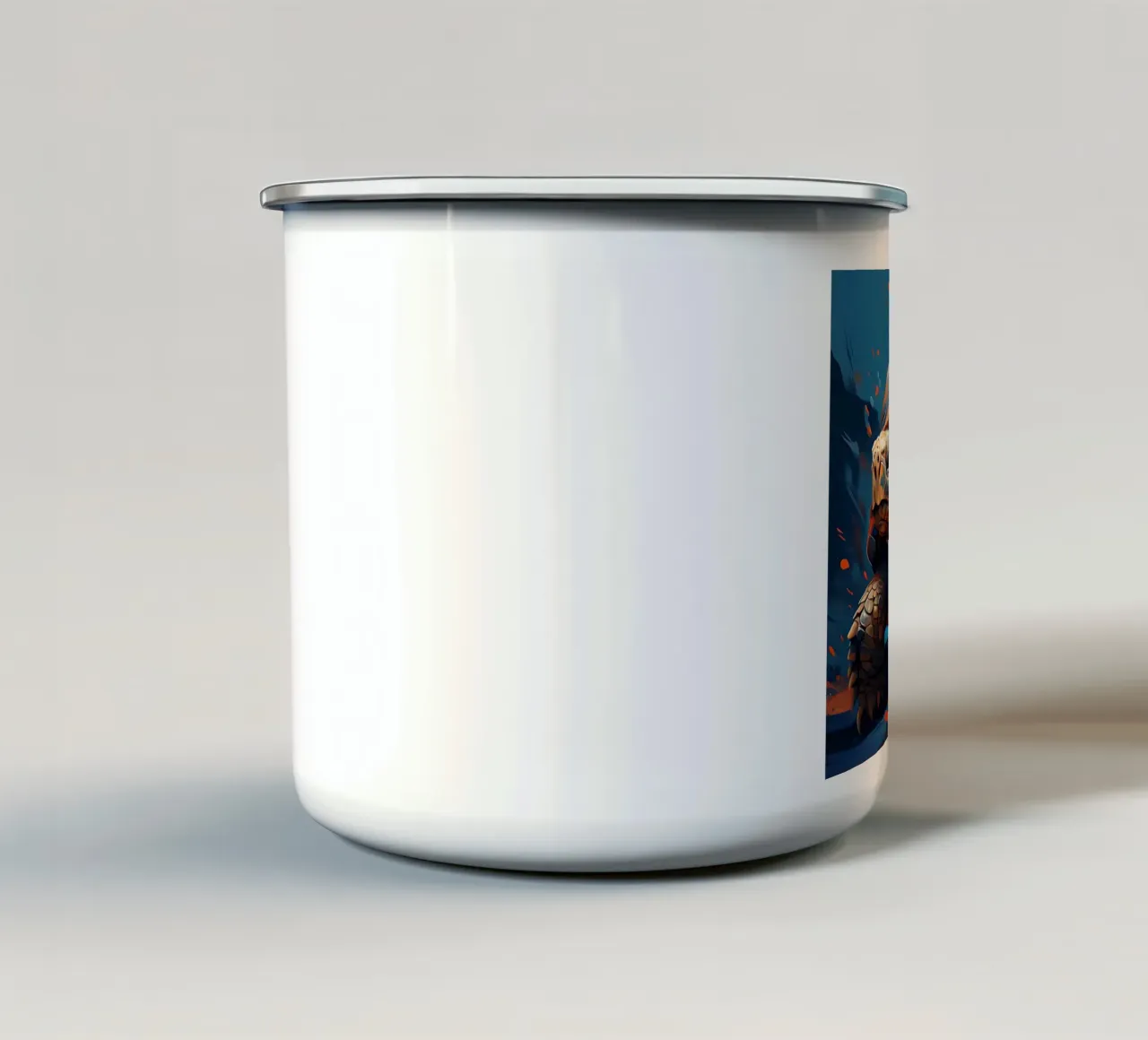 Stile_tartaruga_F_1 tazza in smalto da Tierisch bunt by LK