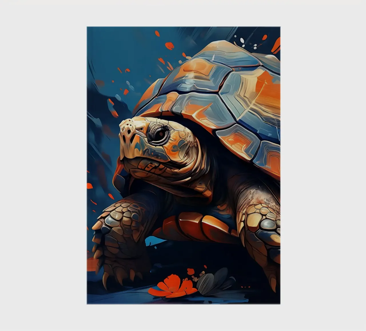 Turtle_style_F_1 notebook by Tierisch bunt by LK