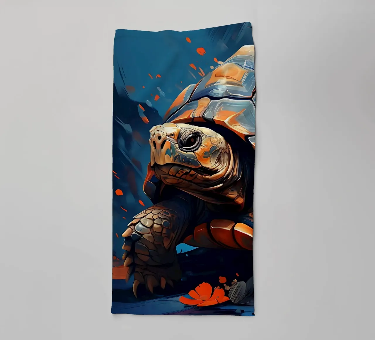 Schildkröte_Stil_F_1 Handtuch von Tierisch bunt by LK