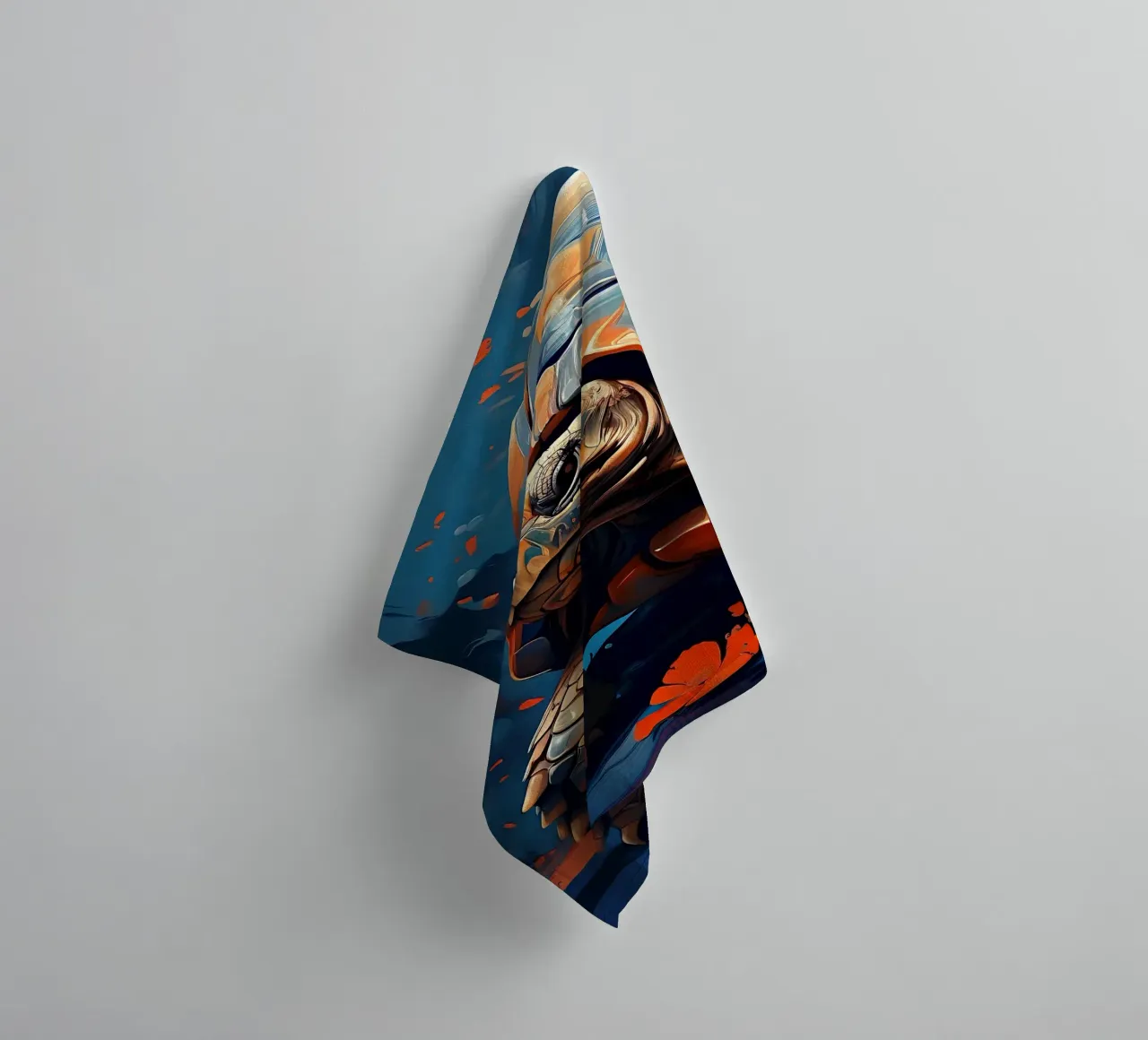 Turtle_style_F_1 towel by Tierisch bunt by LK