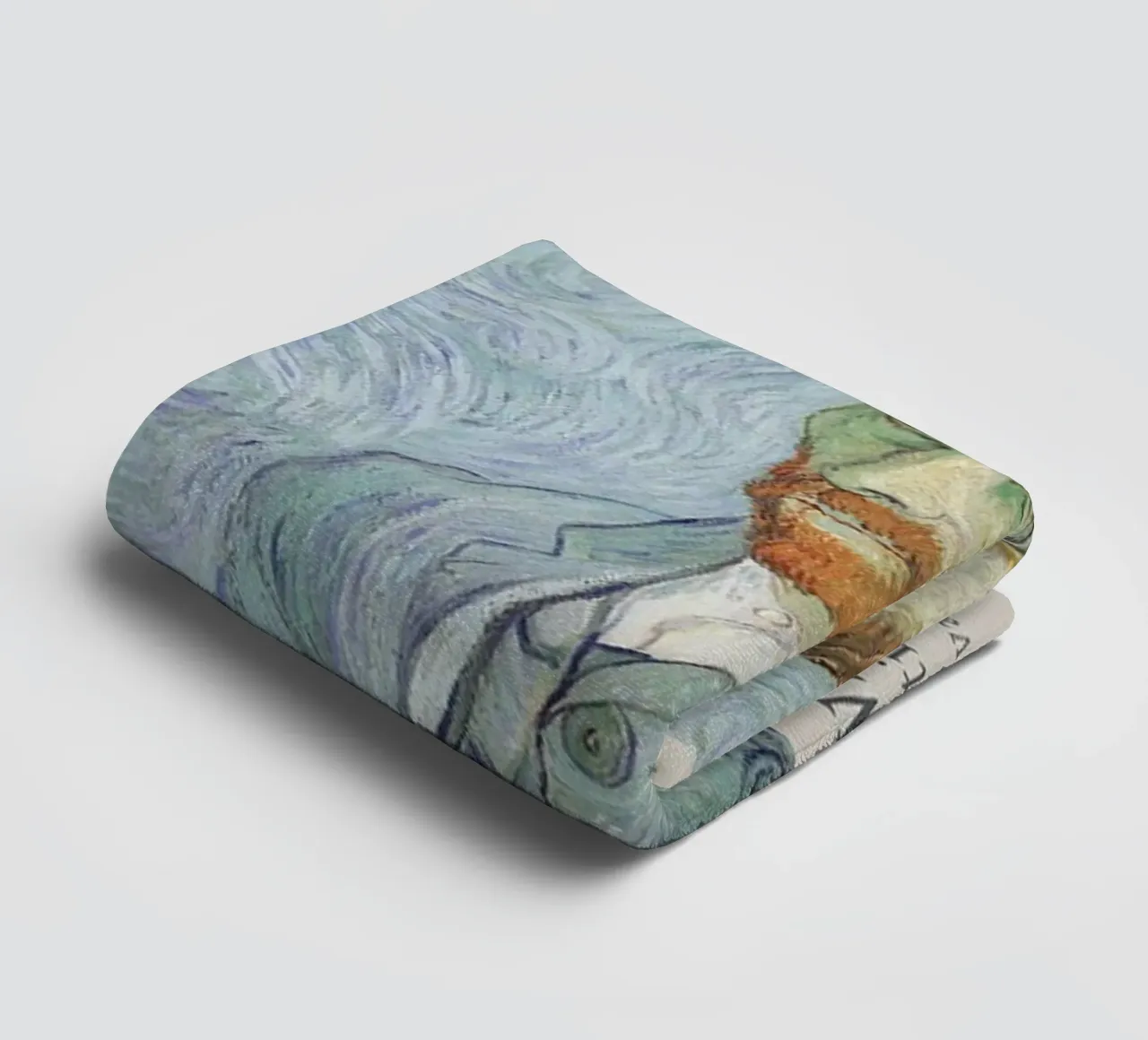Vincent van Gogh Exhibition Print - Self-Portrait towel by ashcraft shop