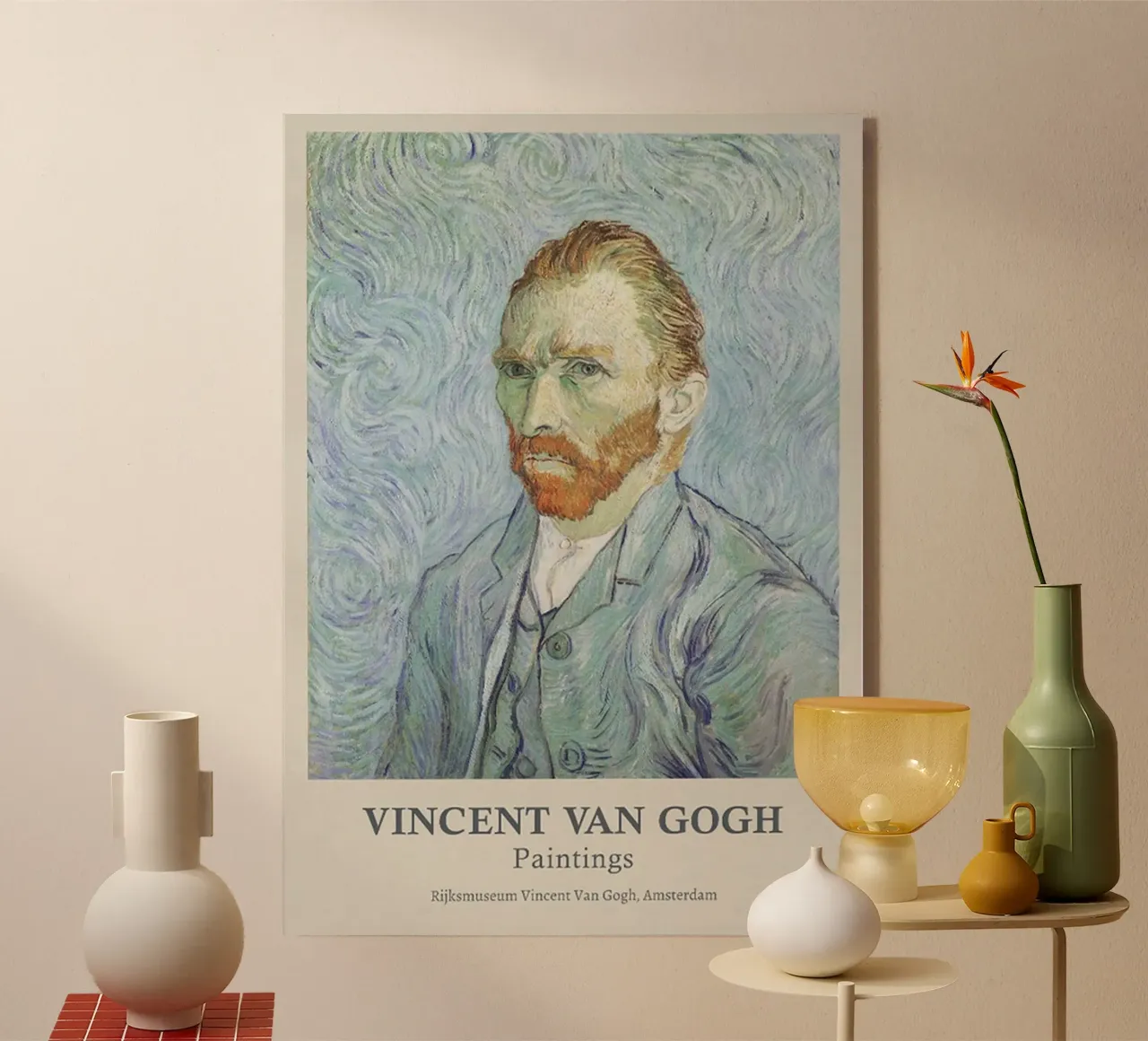 Vincent van Gogh Exhibition Print - Self-Portrait acrylic glass by ashcraft shop