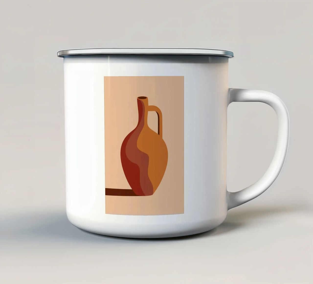 vaso tazza in smalto da Jonathan R NASH