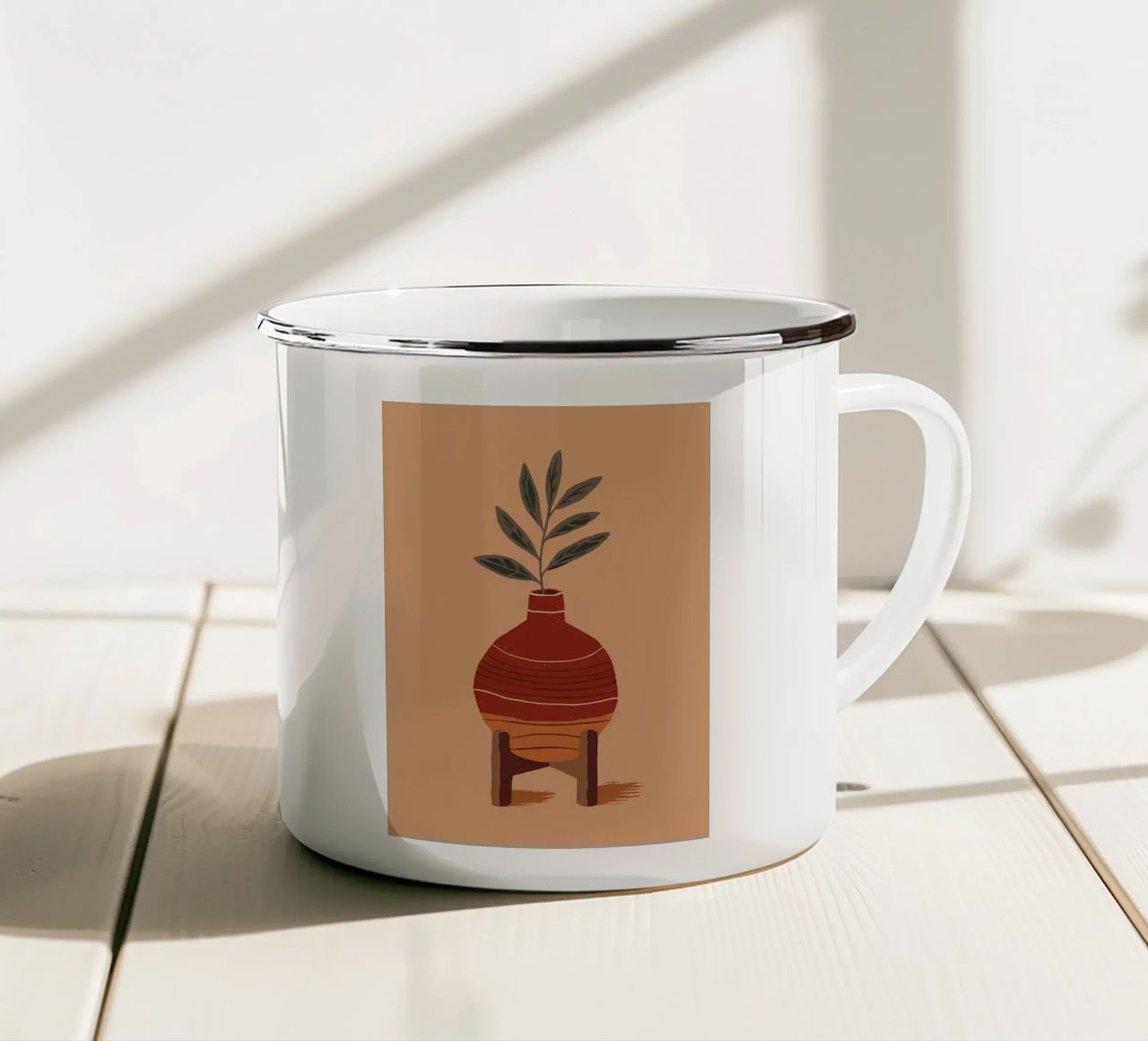 vaso tazza in smalto da Jonathan R NASH
