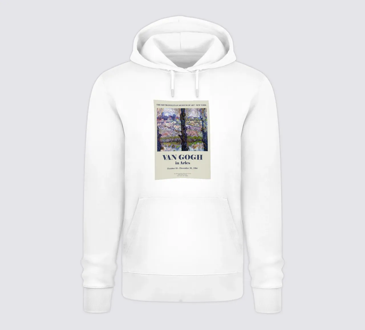 Vincent van Gogh Poster- Flowering Orchards hoodie by ashcraft shop