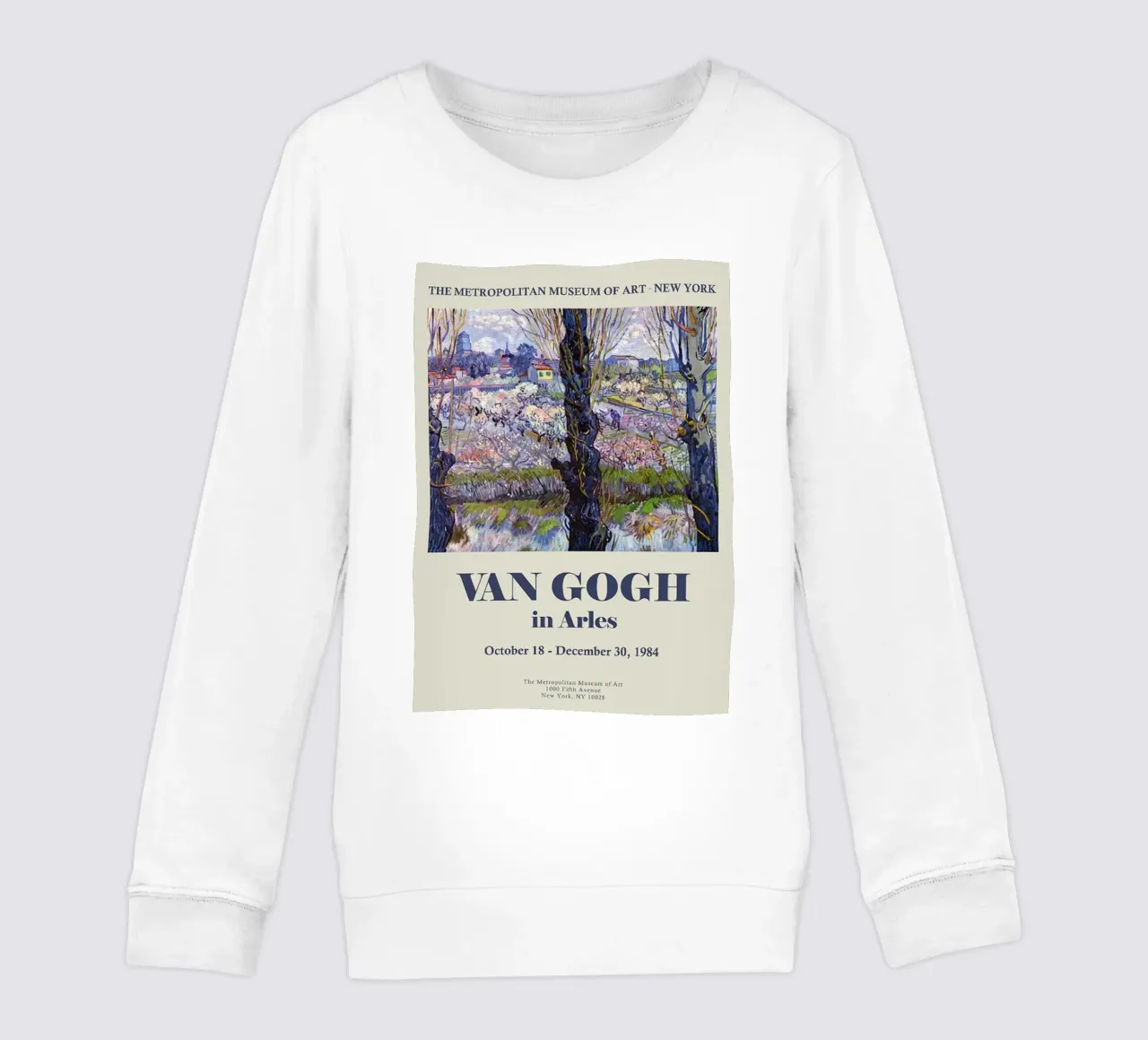 Vincent van Gogh Poster - Blühende Obstgärten Kinder Sweatshirt von ashcraft shop
