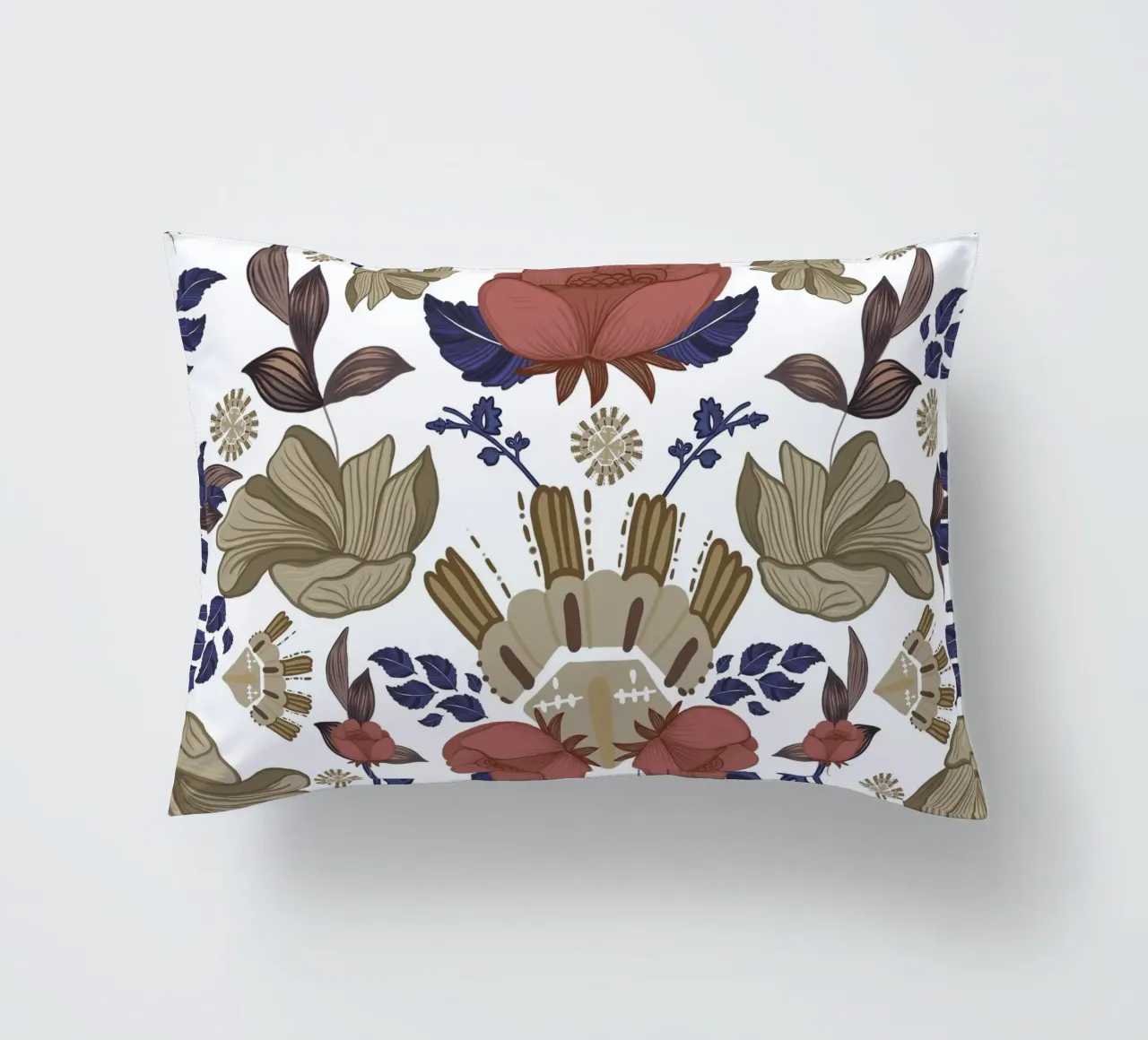 Romantico design da parete barocco a fiori regency cuscino da gulsengunel
