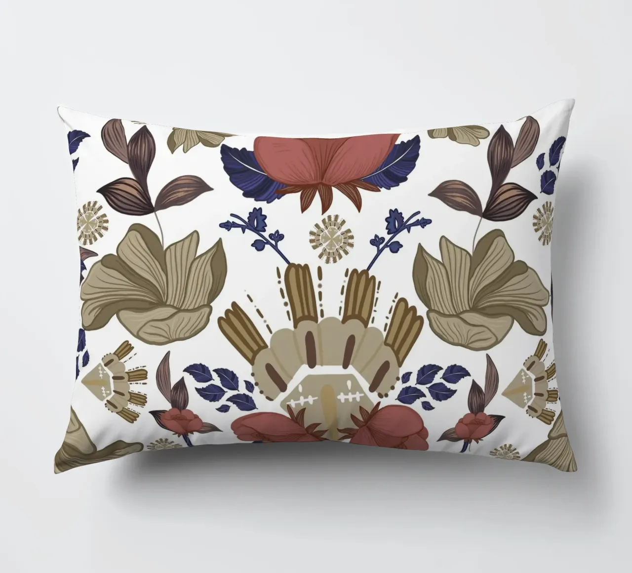 Romantico design da parete barocco a fiori regency cuscino da gulsengunel