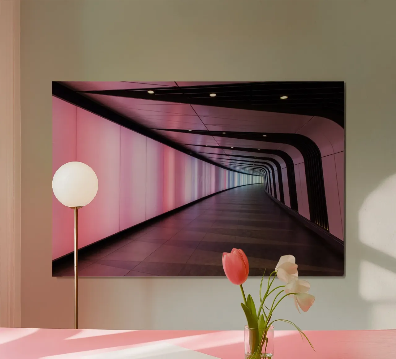 Architecture of Escape poster with aluminum frame by PhotoVibe Decor