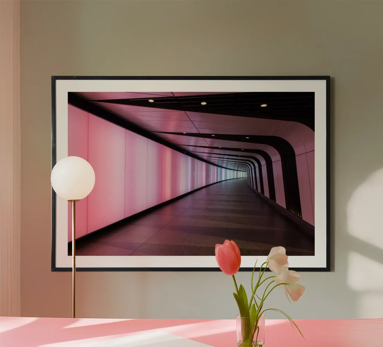 Architecture of Escape poster with aluminum frame by PhotoVibe Decor