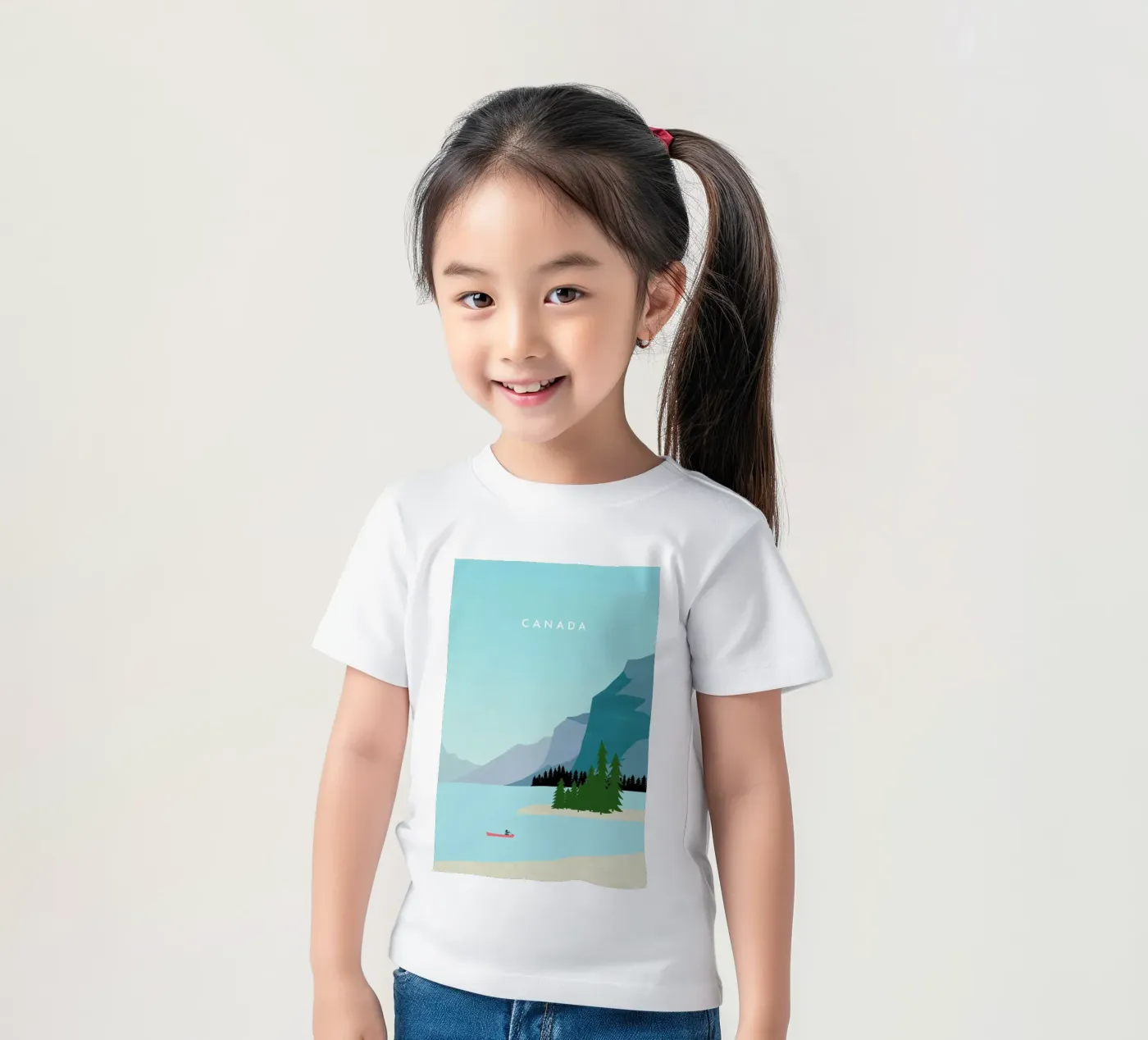 Canada t-shirt bambini da Katinka Reinke