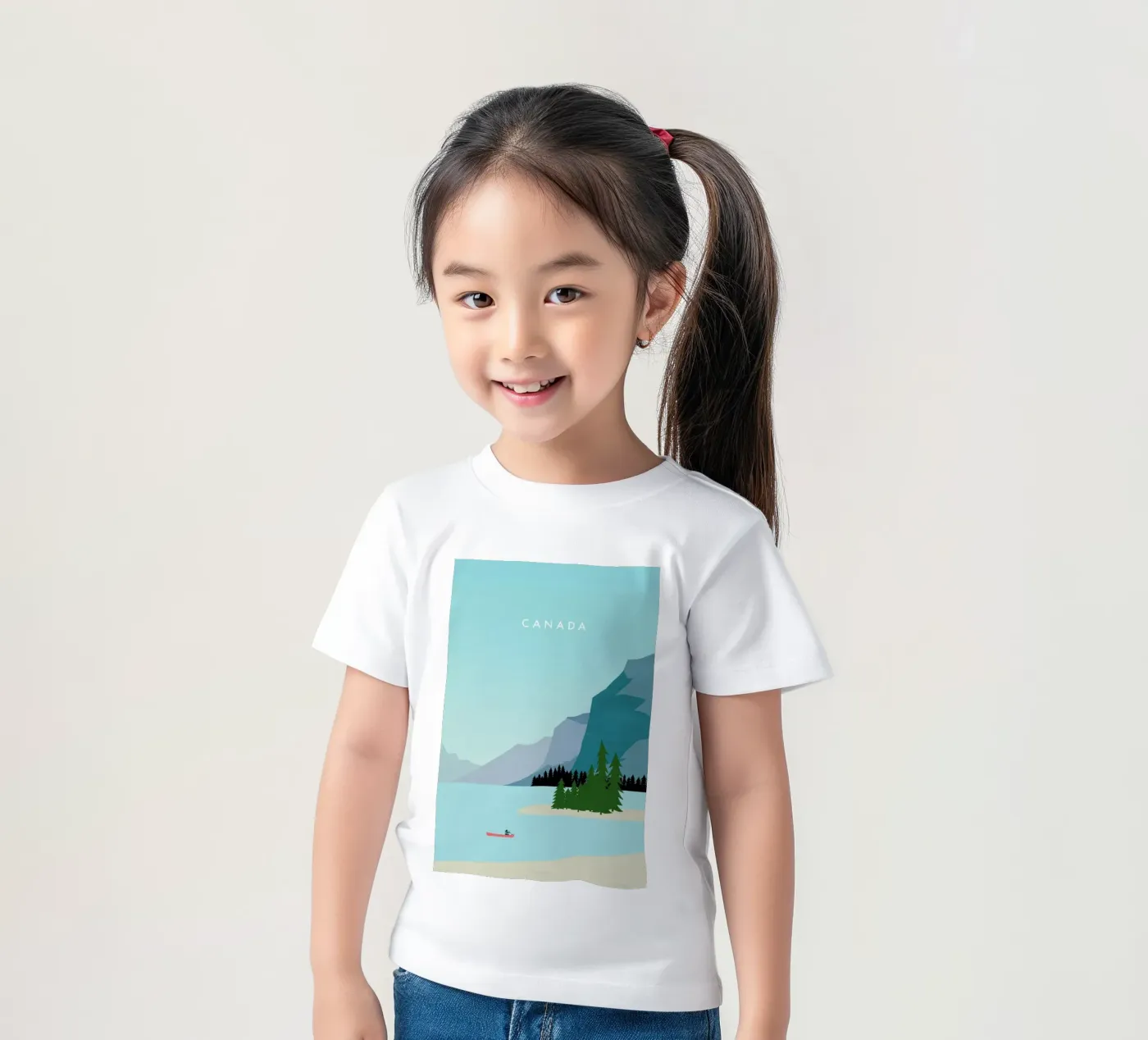 Canada t-shirt bambini da Katinka Reinke
