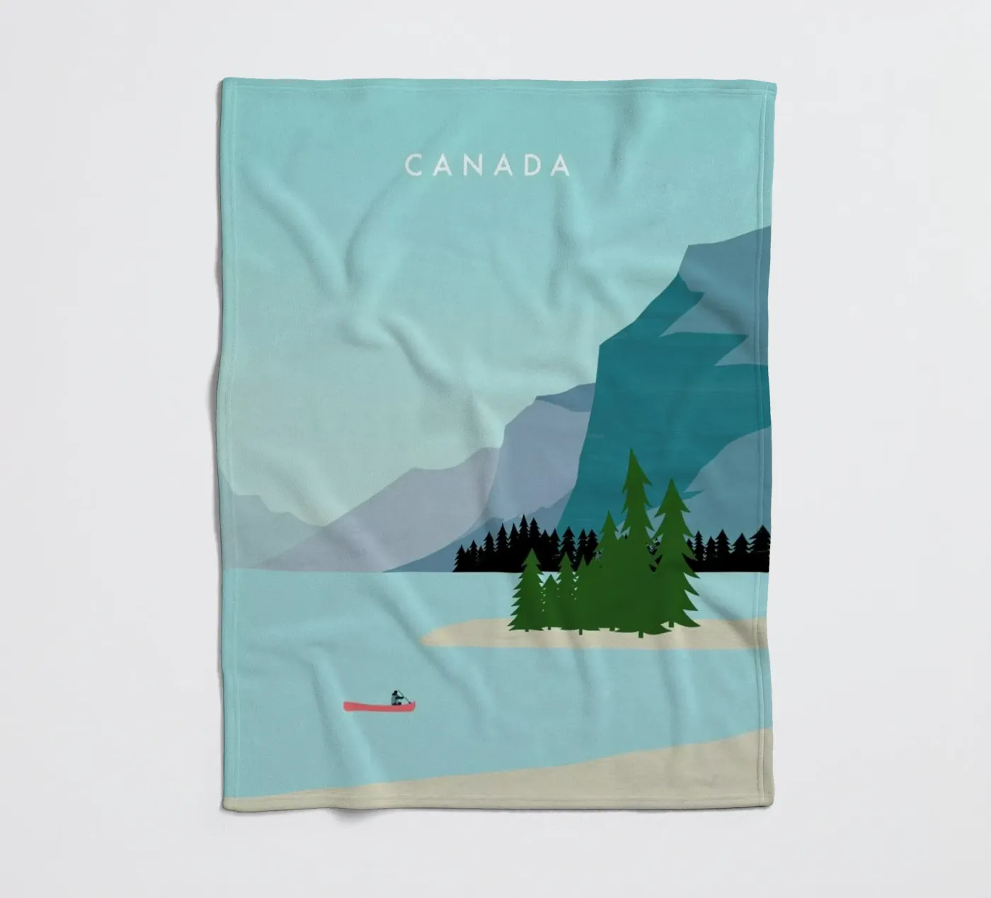 Canada Fleecedecke von Katinka Reinke