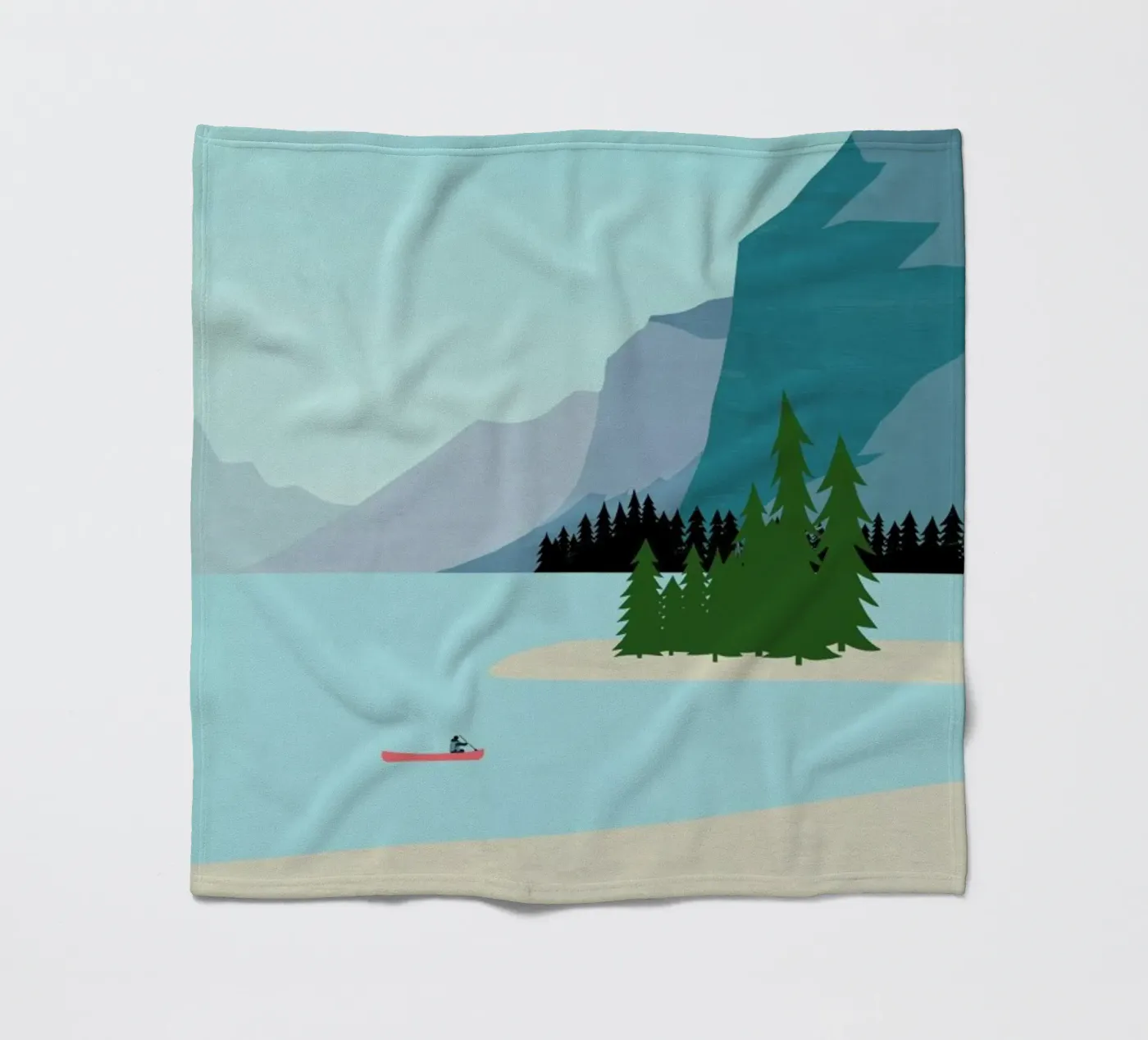Canada Fleecedecke von Katinka Reinke