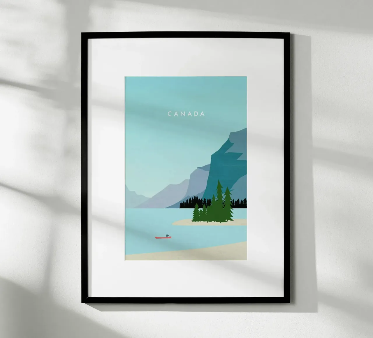 Canada poster con telaio in plastica da Katinka Reinke