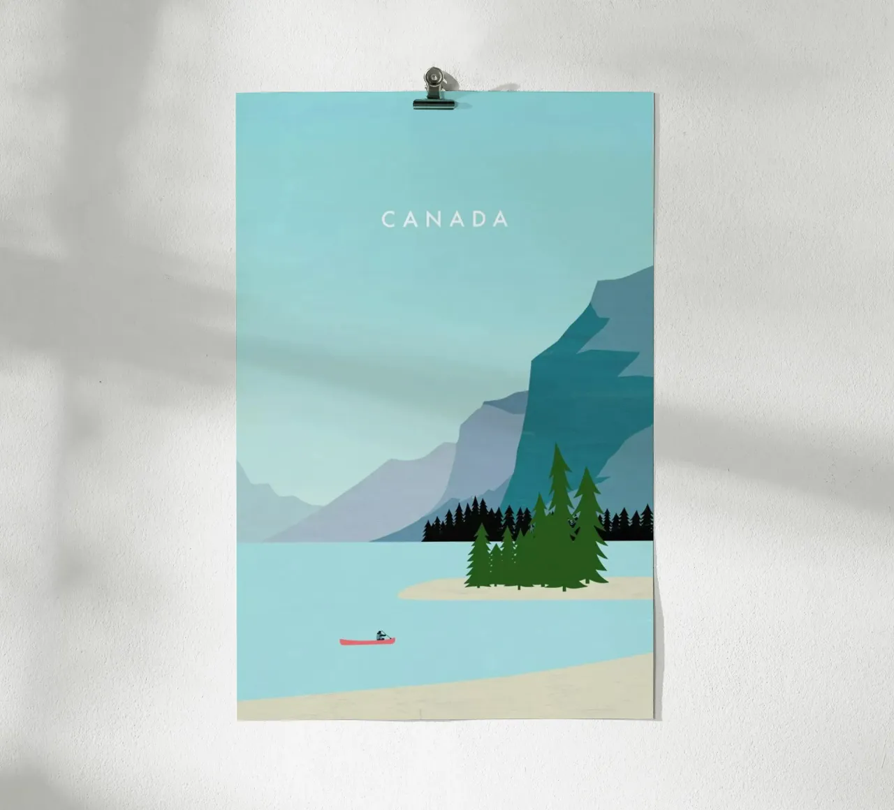 Canada poster con telaio in plastica da Katinka Reinke