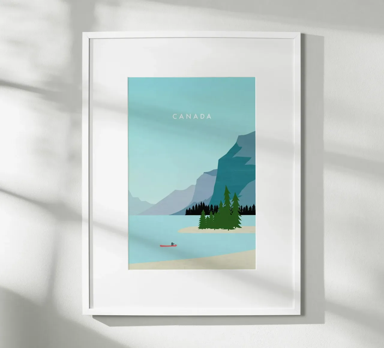 Canada poster con telaio in plastica da Katinka Reinke