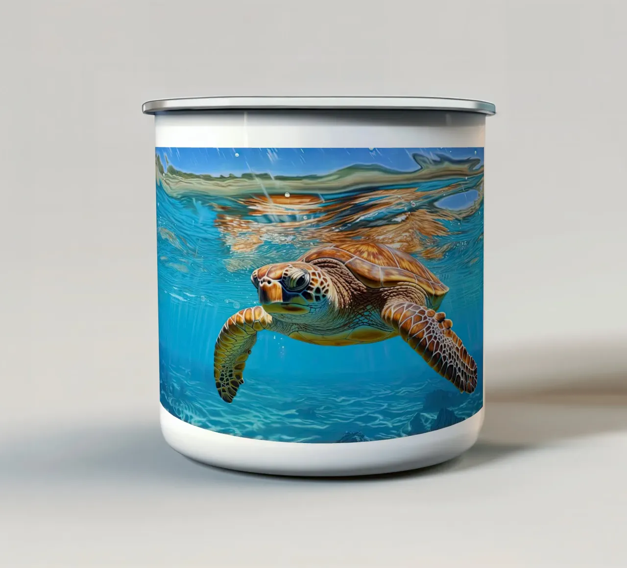 Arte da parete di Imagine tazza in smalto da Imagine