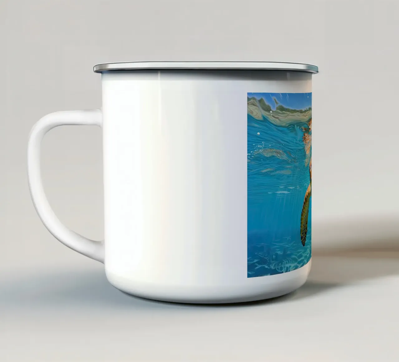 Arte da parete di Imagine tazza in smalto da Imagine