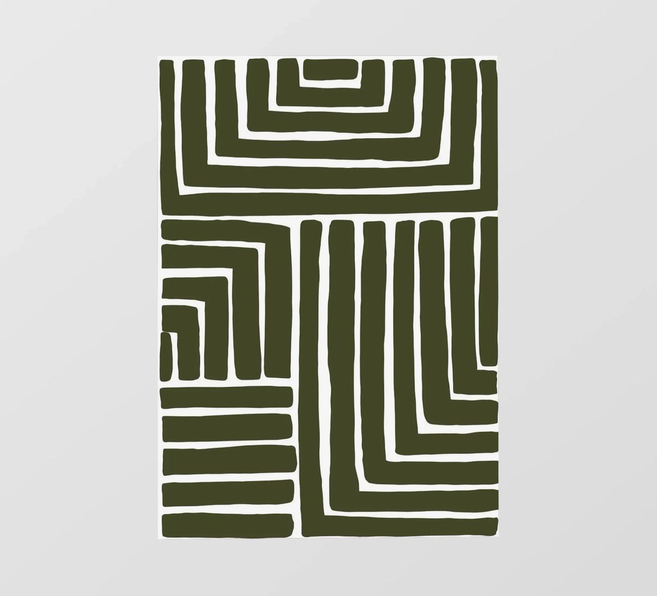 linee geometriche telo in pvc da Jonathan R NASH