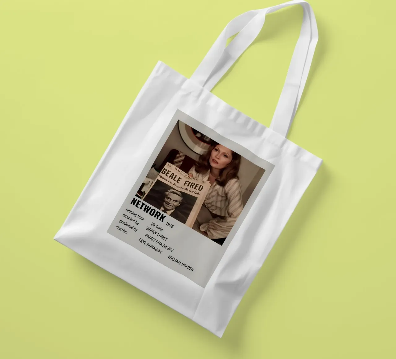 NETWORK 1976 tote bag by MVFminimalist