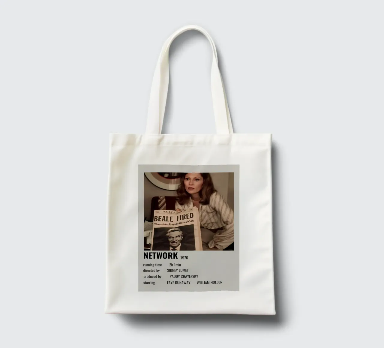 NETWORK 1976 tote bag by MVFminimalist