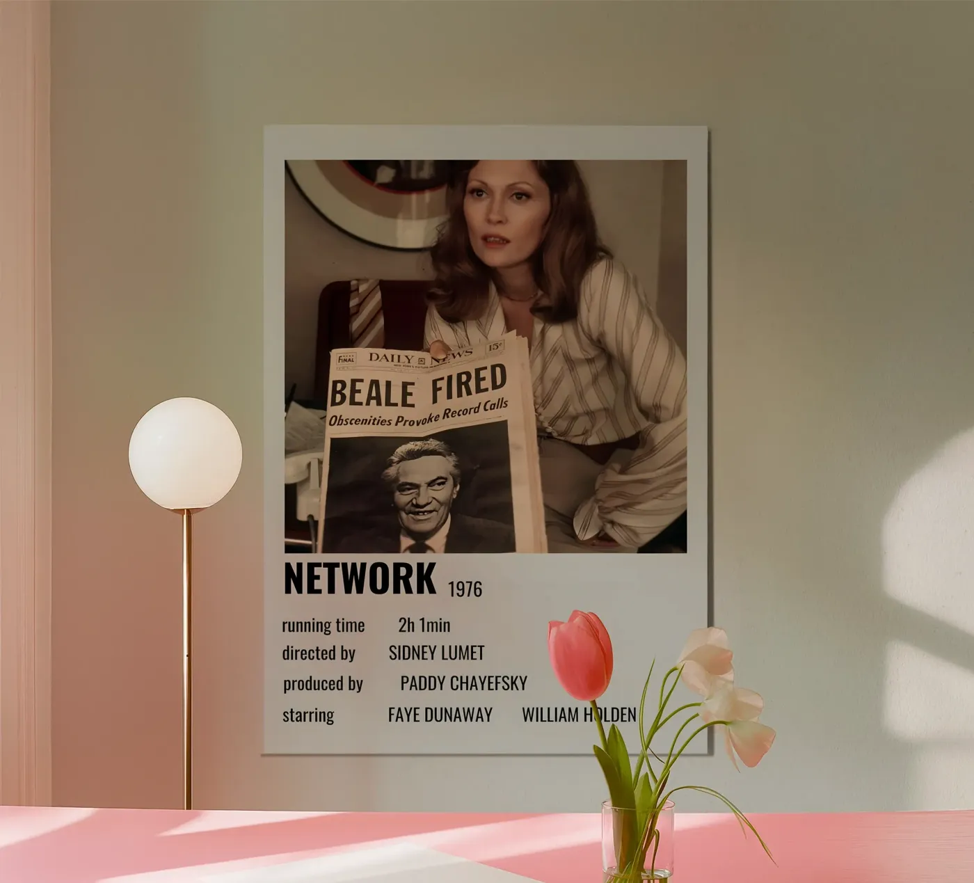 NETWORK 1976 poster van MVFminimalist