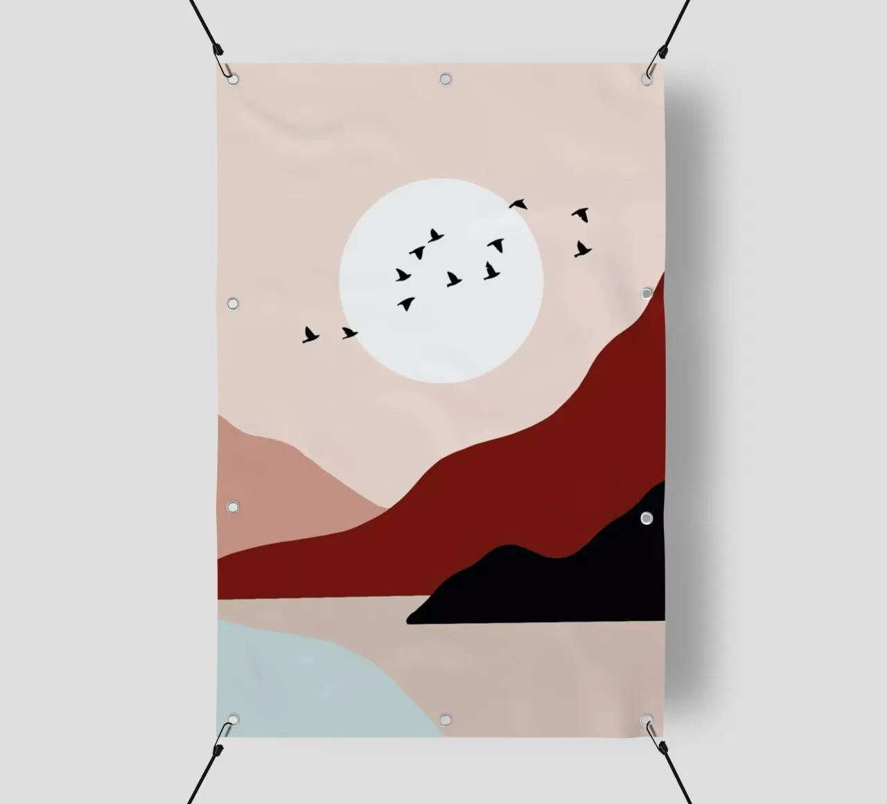 South into the Sunrise pvc cover by Pure