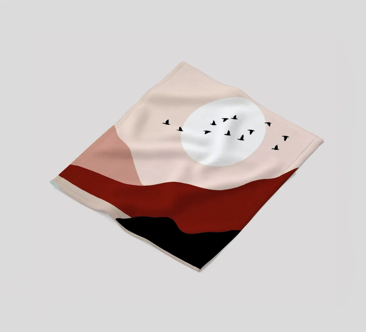 South into the Sunrise fleece blanket by Pure