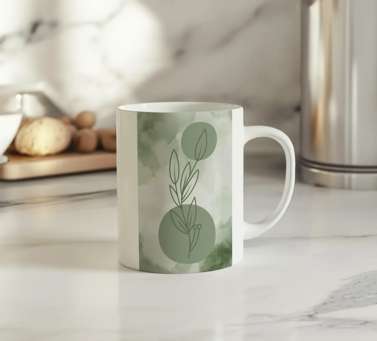 foglie minimaliste tazza in ceramica da Jonathan R NASH