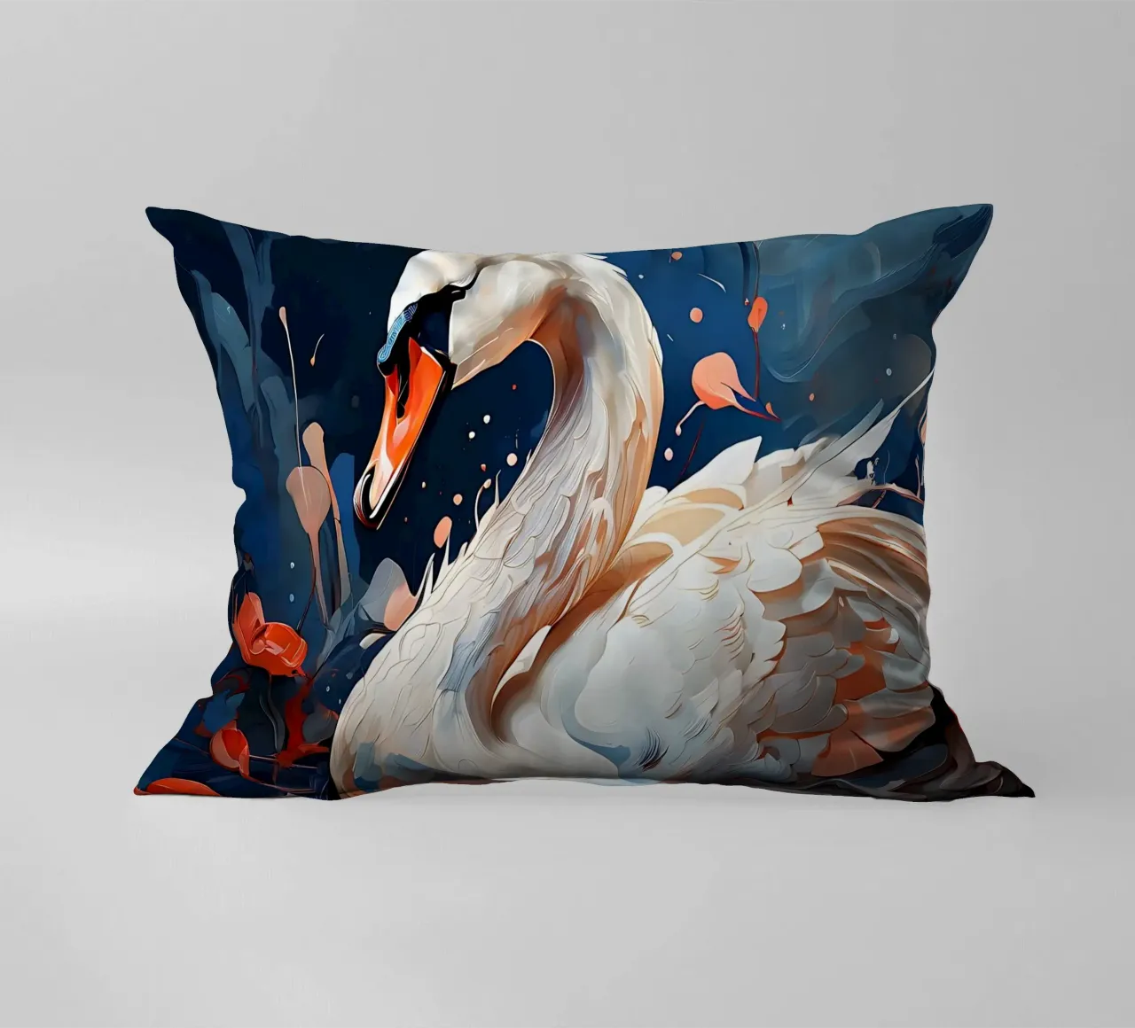 Stile_cigno_F_1 cuscino da Tierisch bunt by LK