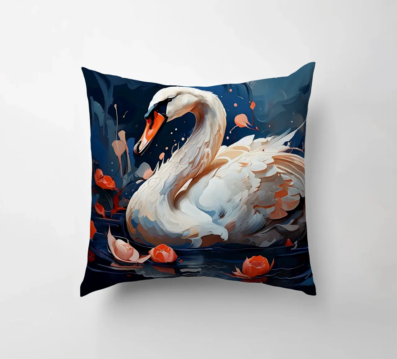 Stile_cigno_F_1 cuscino da Tierisch bunt by LK