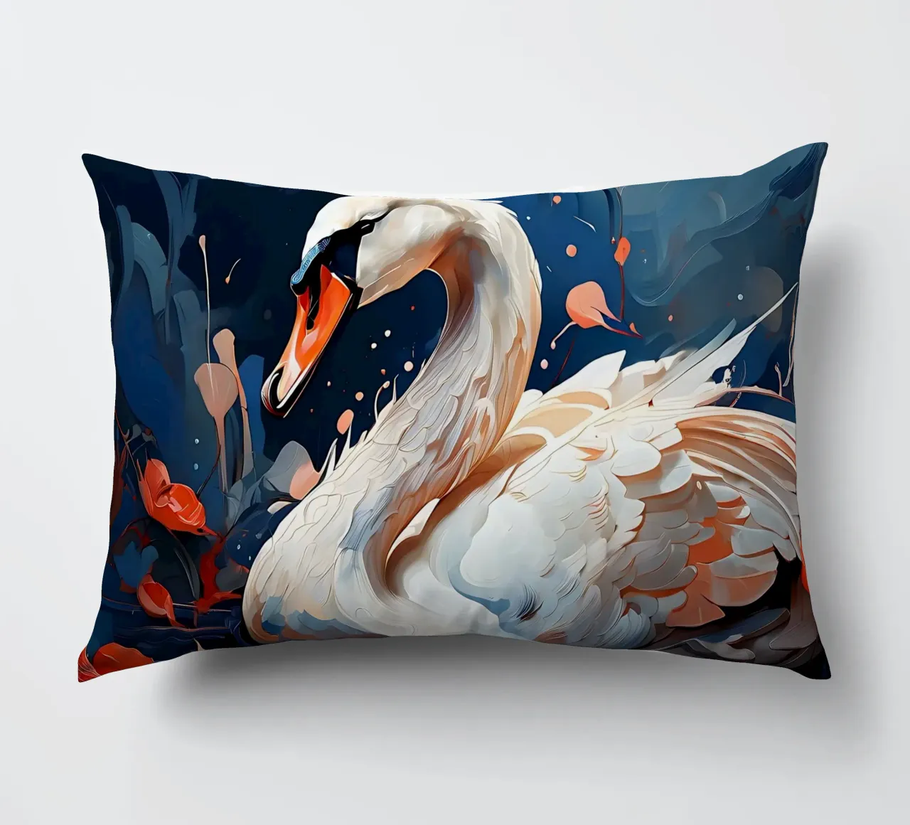 Stile_cigno_F_1 cuscino da Tierisch bunt by LK
