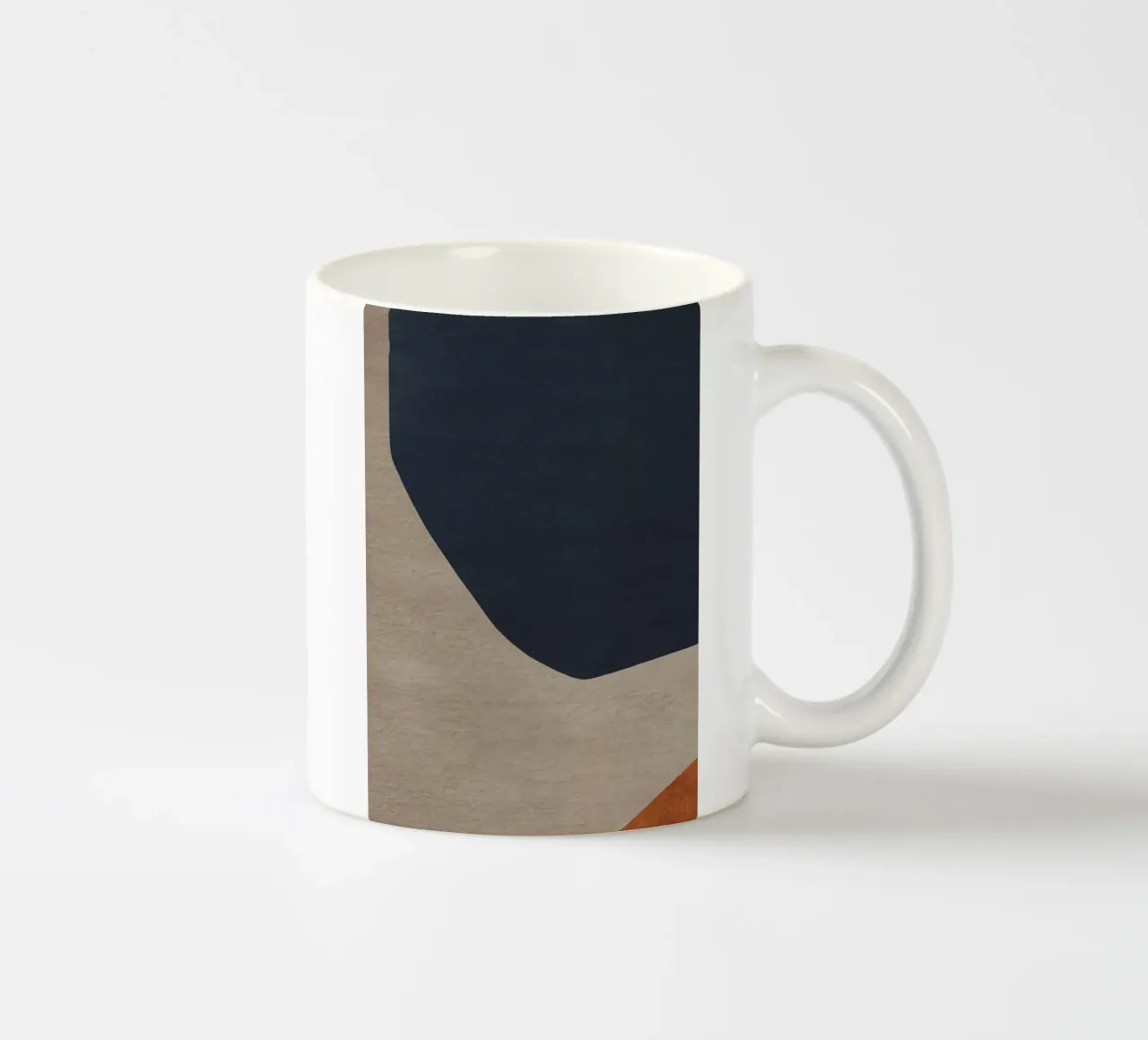 abstract art shapes 1 ceramic mug by vintageshop