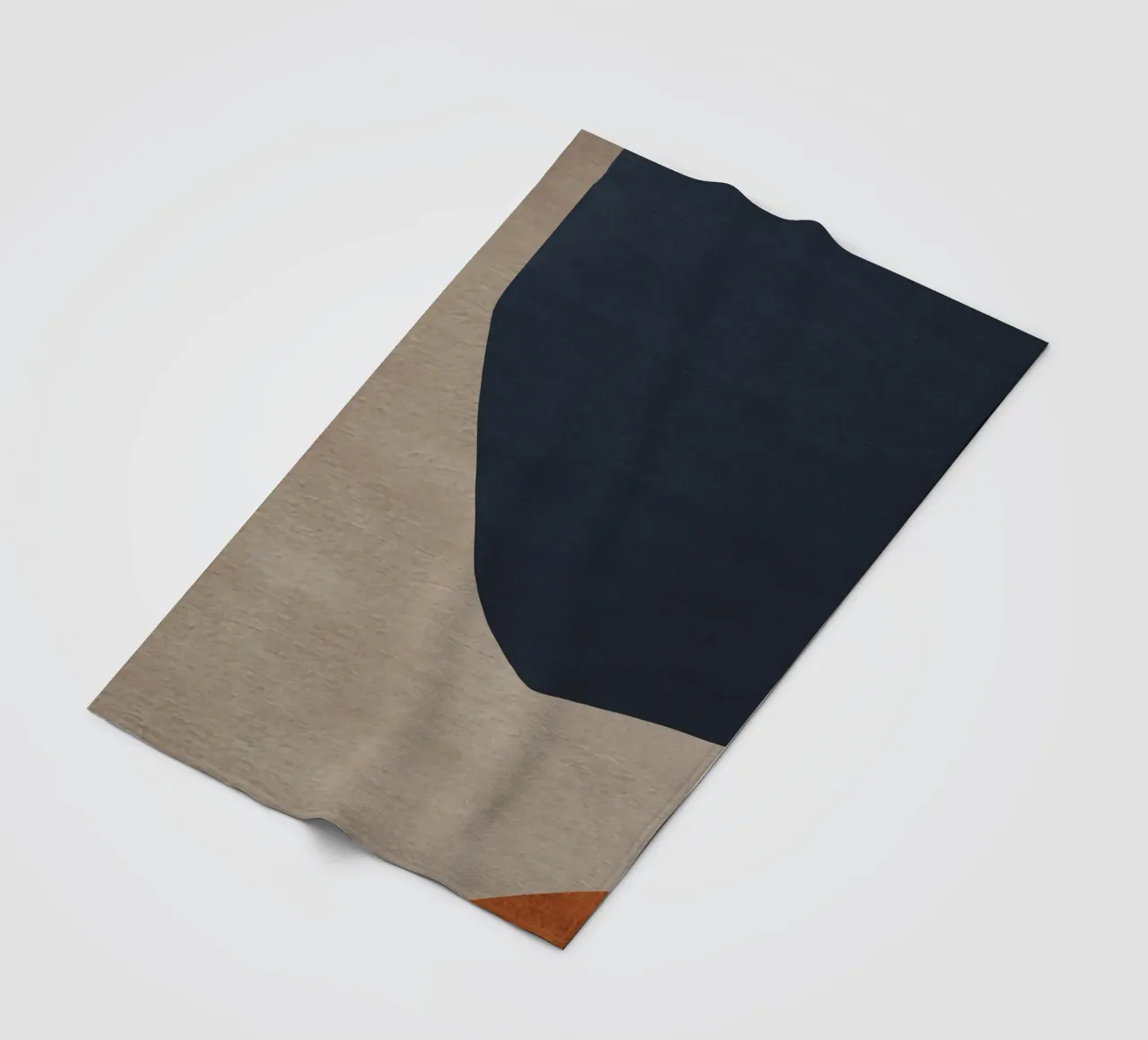 abstract art shapes 1 coperta in pile da vintageshop