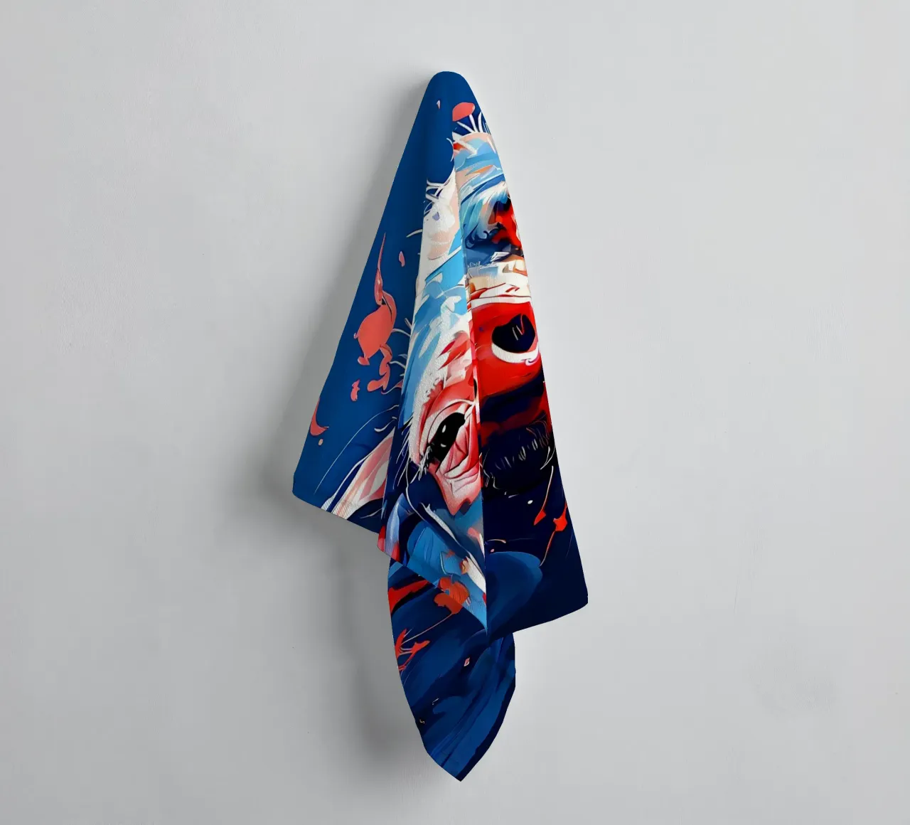 Pig_Style_F_1 towel by Tierisch bunt by LK