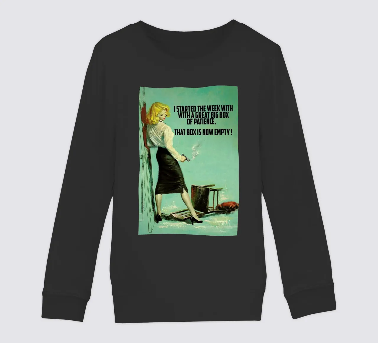 I Started The Week With felpa bambino da Gallery Print and Art Limited