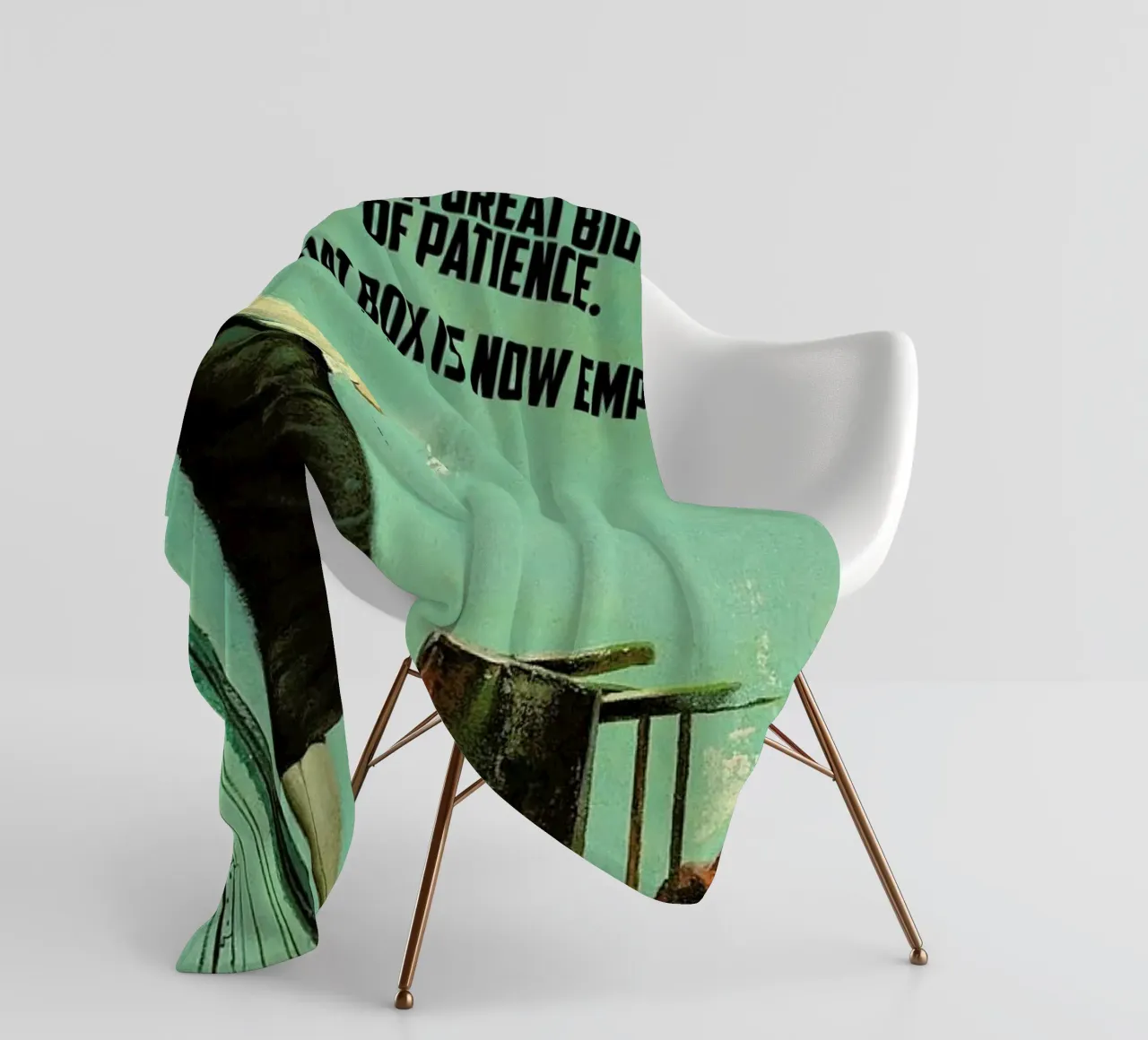 I Started The Week With coperta in pile da Gallery Print and Art Limited