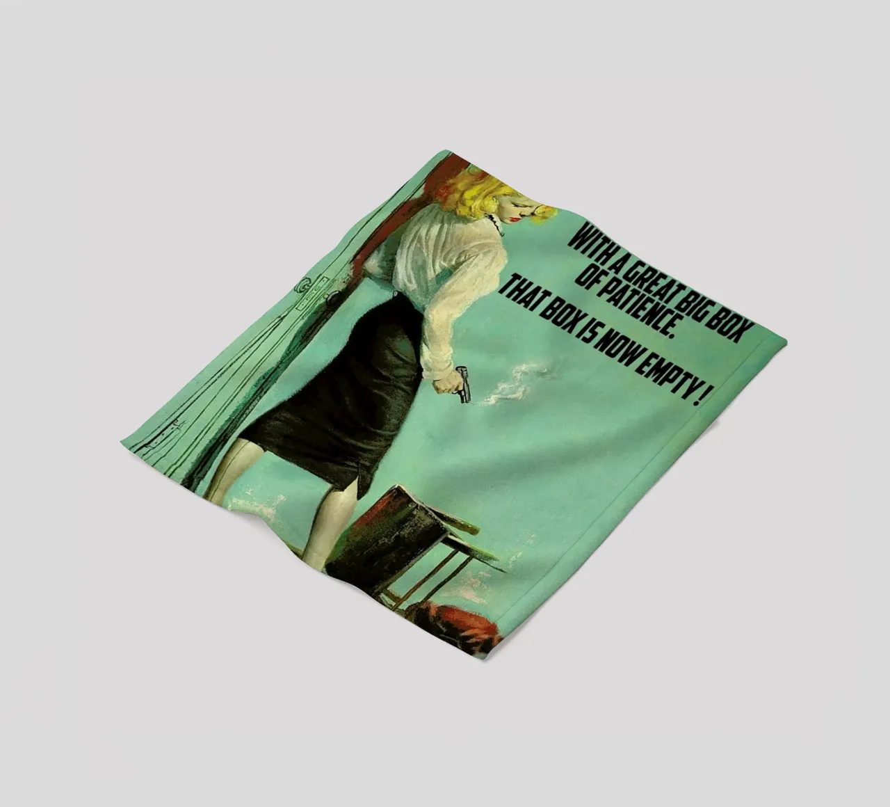 I Started The Week With coperta in pile da Gallery Print and Art Limited