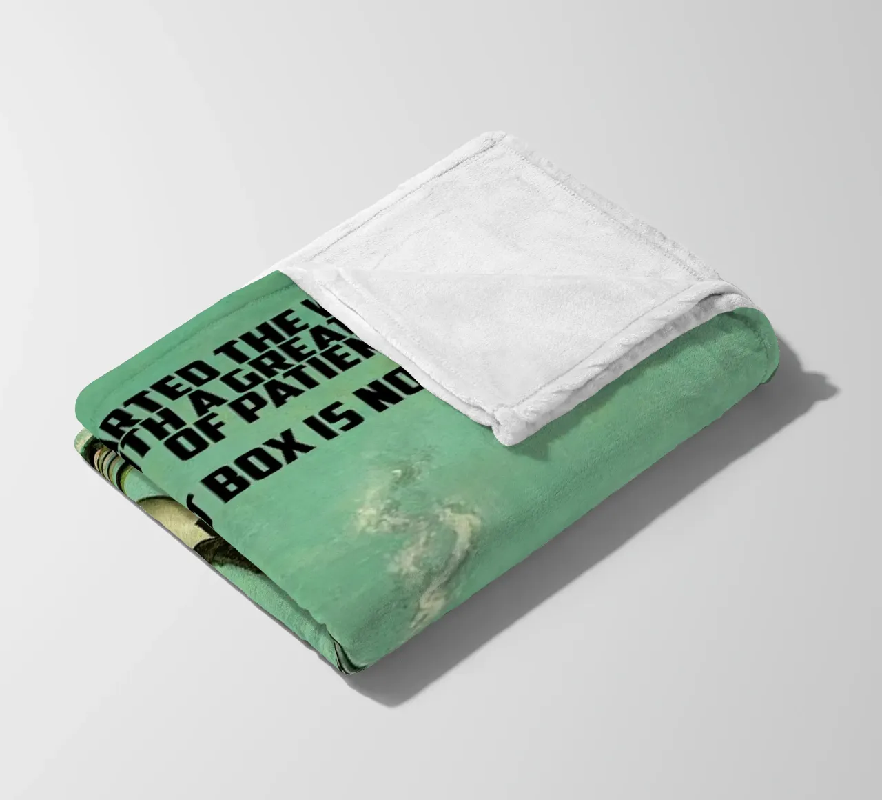 I Started The Week With coperta in pile da Gallery Print and Art Limited