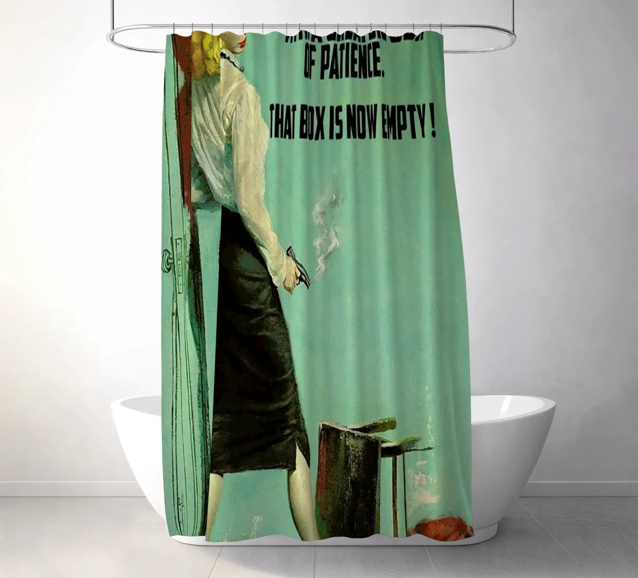 I Started The Week With Duschvorhang von Gallery Print and Art Limited