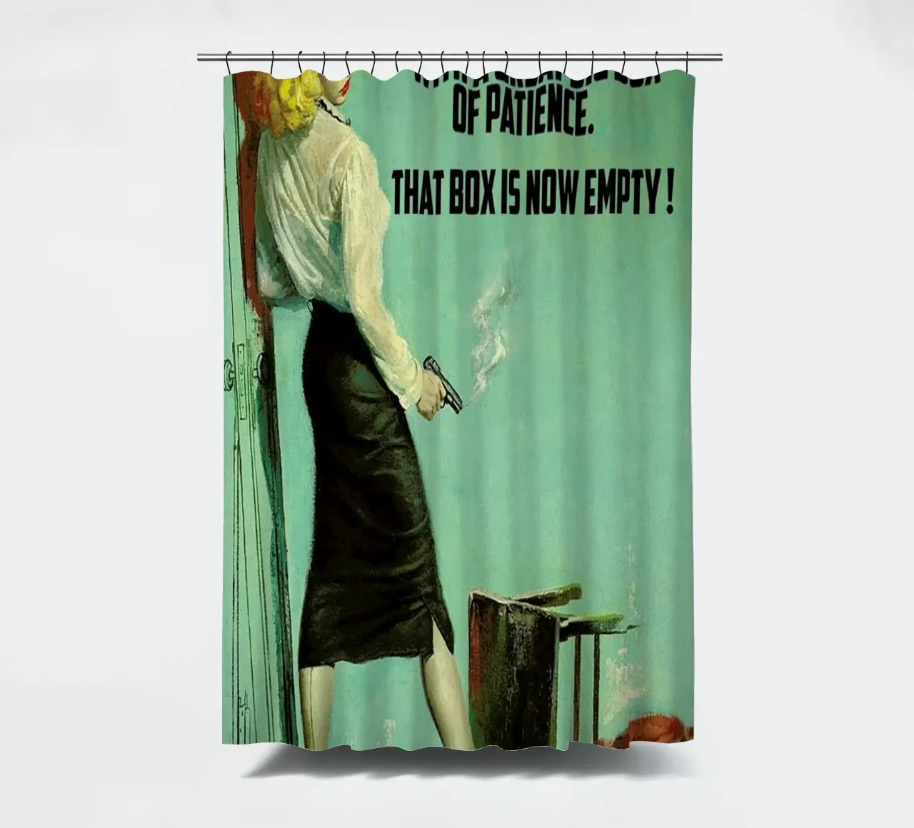 I Started The Week With Duschvorhang von Gallery Print and Art Limited