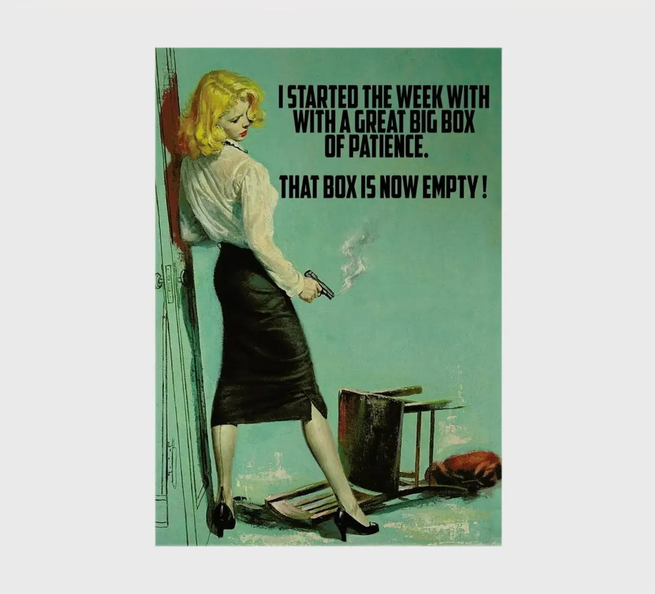 I Started The Week With diario da Gallery Print and Art Limited