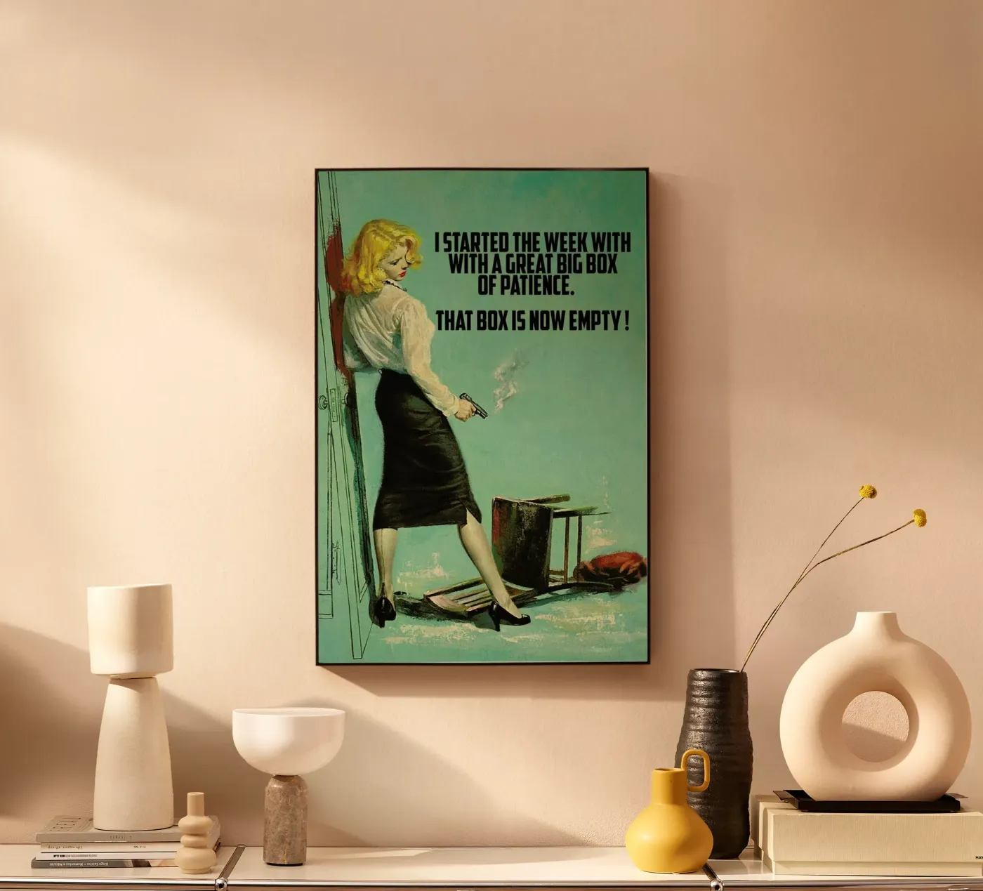 I Started The Week With plexiglas de Gallery Print and Art Limited