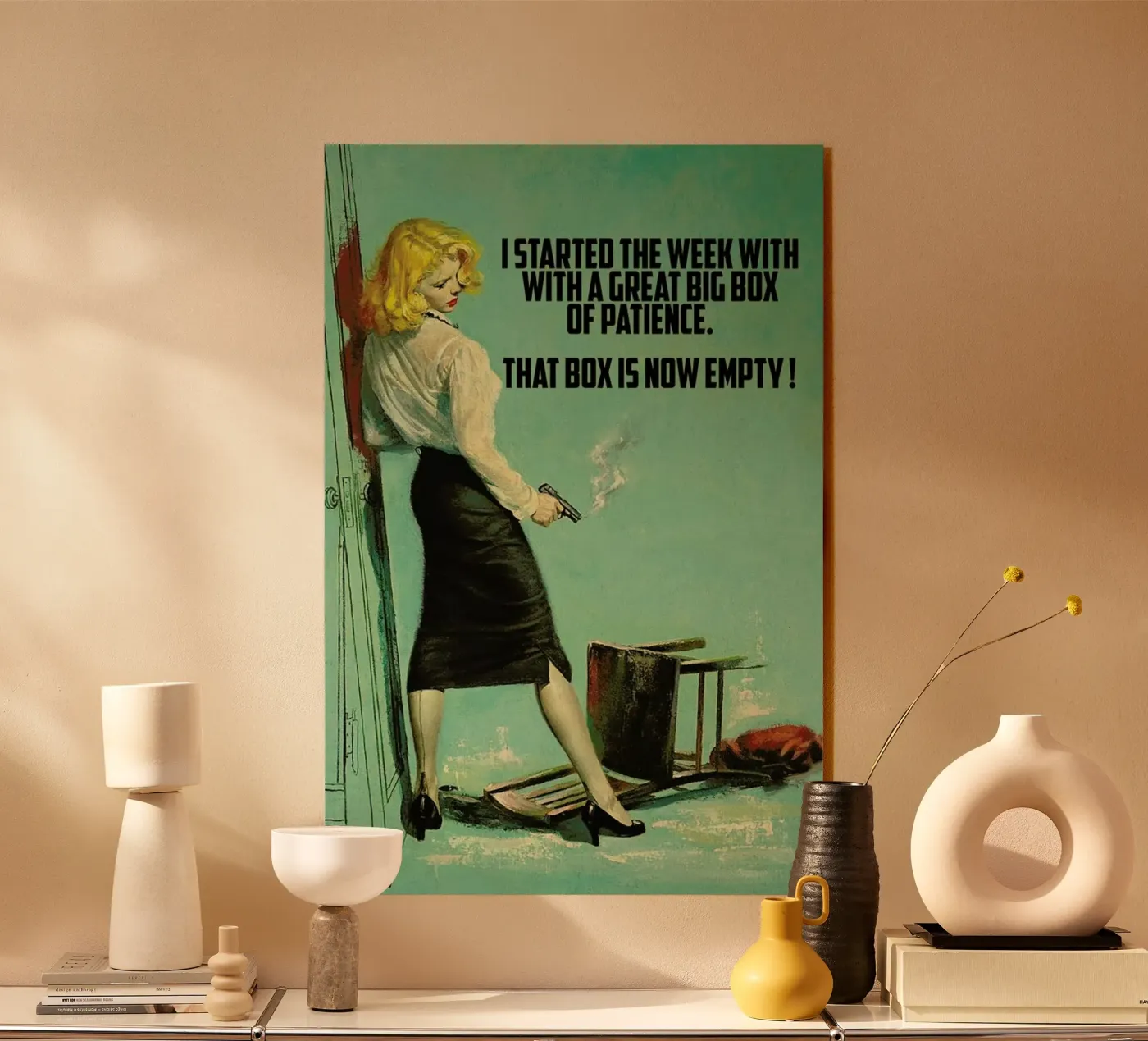 I Started The Week With plexiglas de Gallery Print and Art Limited