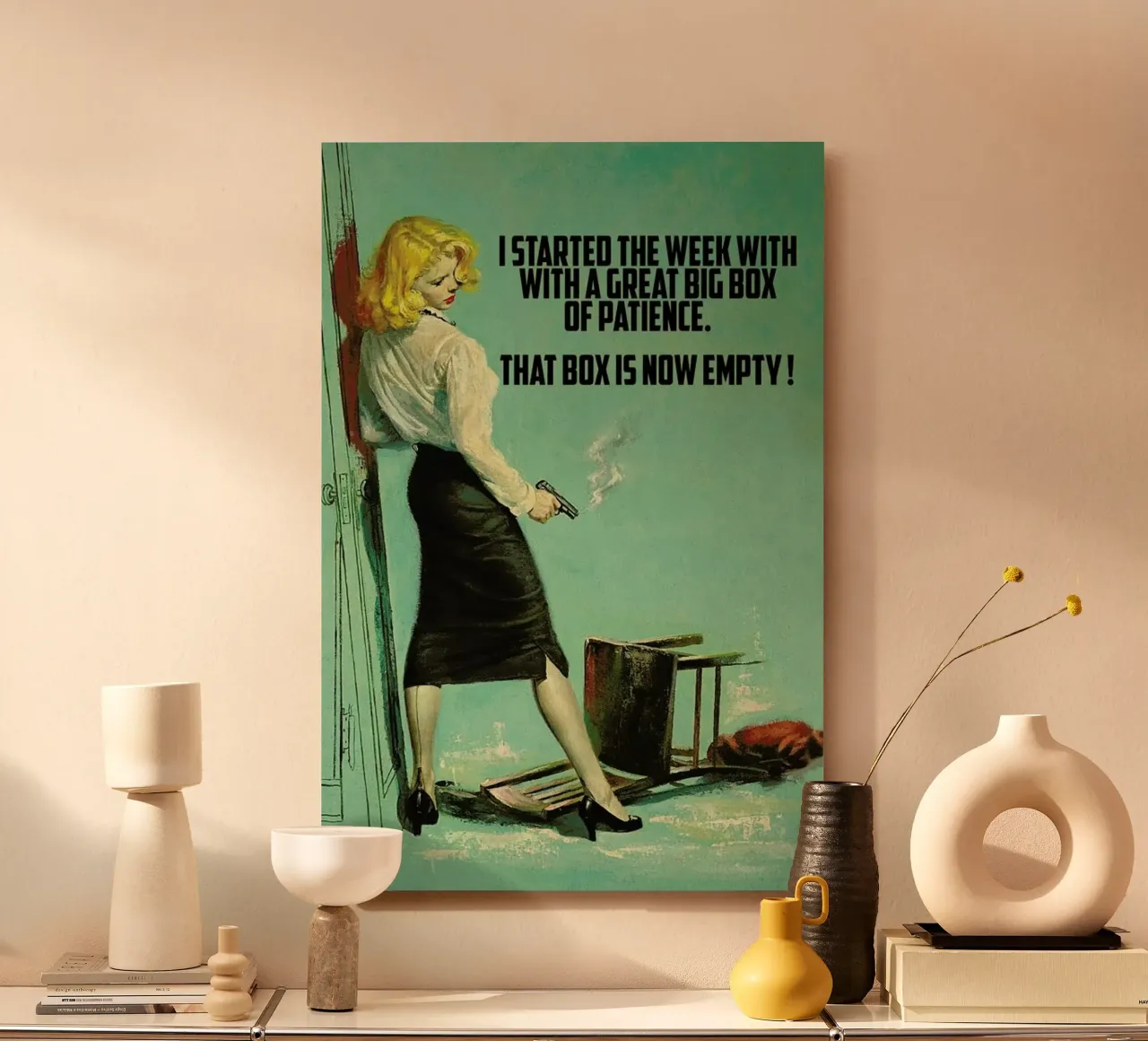 I Started The Week With alluminio dibond da Gallery Print and Art Limited